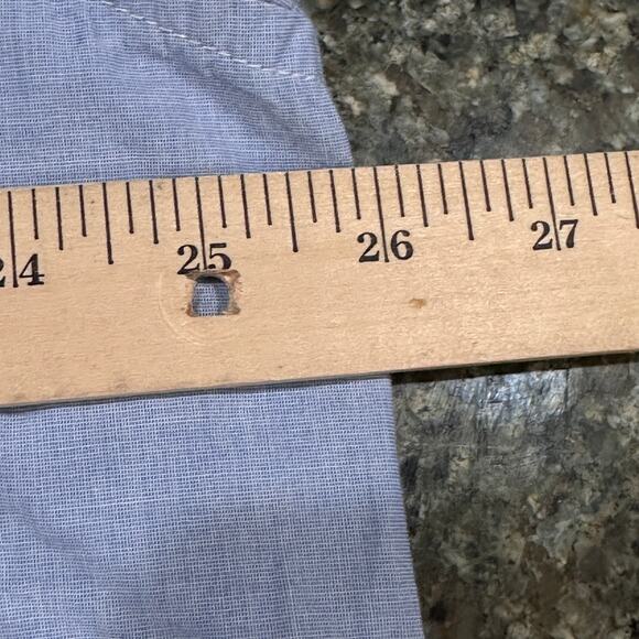 Old Navy Classic Button Up Shirt Men XXL Blue Casual Regular Fit 100% Cotton - Picture 5 of 7